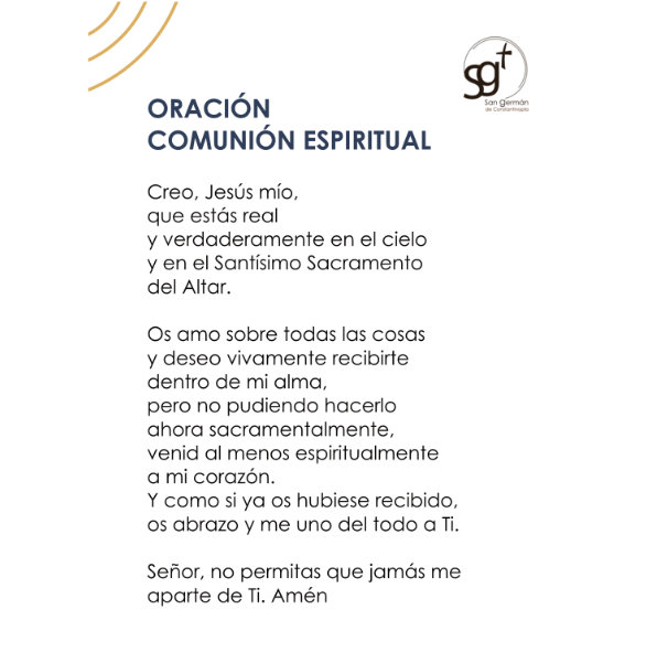 Oración comunión espiritual v6 San Germán